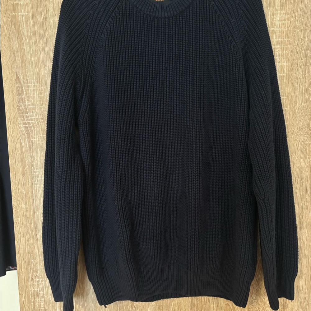 Quince Navy Crewneck Sweater for Men